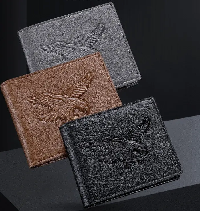 Bald Eagle Wallet - RFID Blocking, Credit Card ID, Bifold, America, USA
