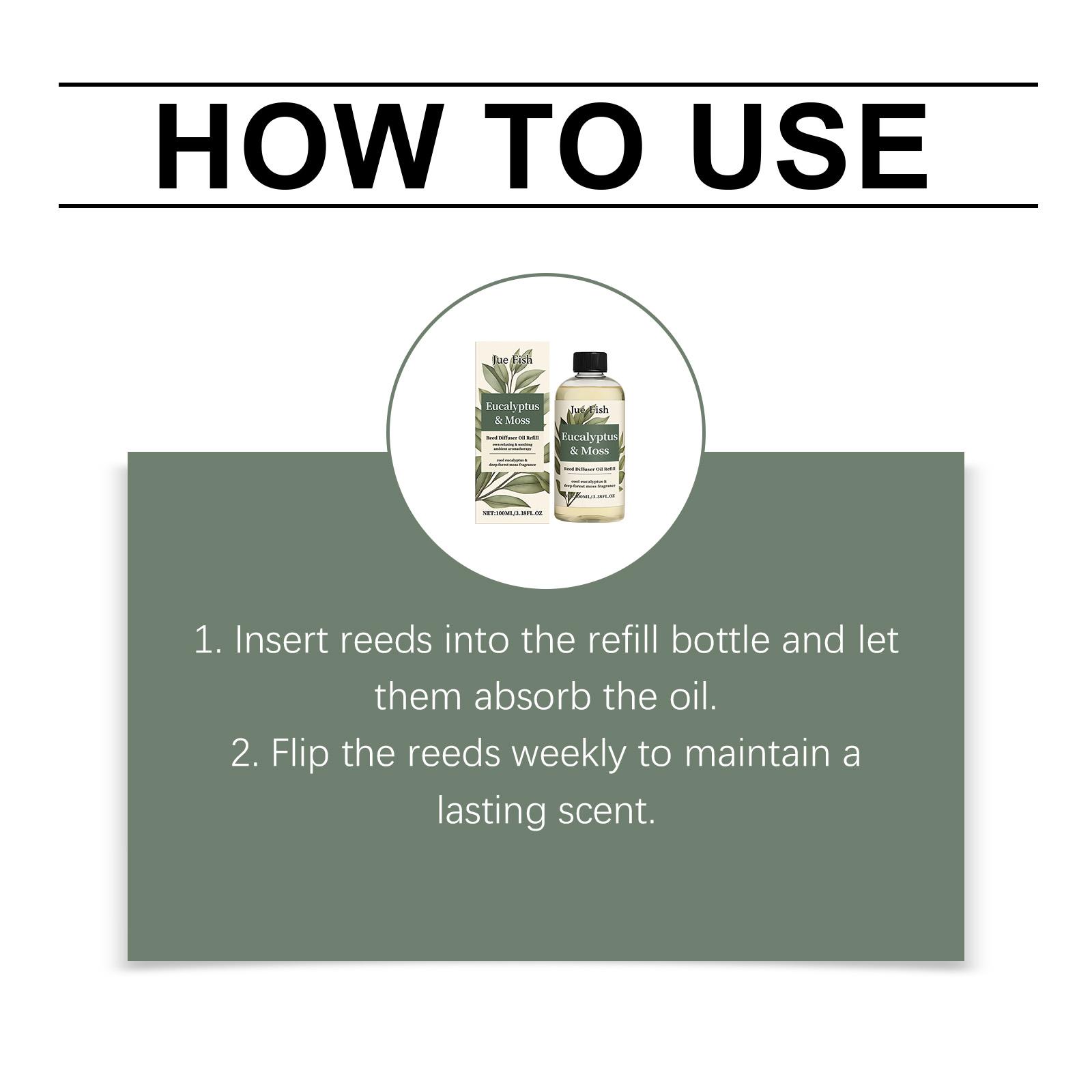 Jue Fish Eucalyptus Moss Aromatherapy Essential Oil Is A Refreshing Woody Fragrance That Diffuses The Air At Home With A Light And Elegant Aroma