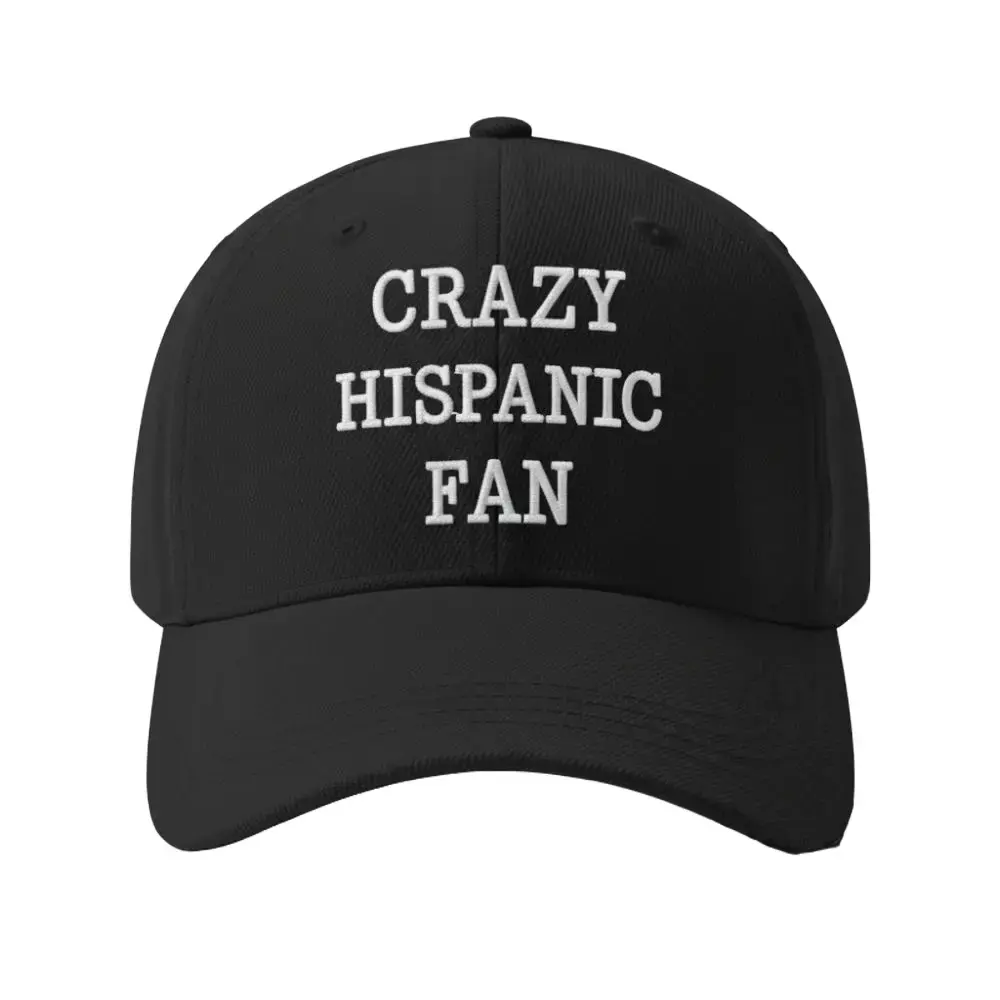 Crazy Hispanic Fan Hat,Tottenham Hotspur Fc Crazy Hispanic Fan Embroidered Baseball Hat