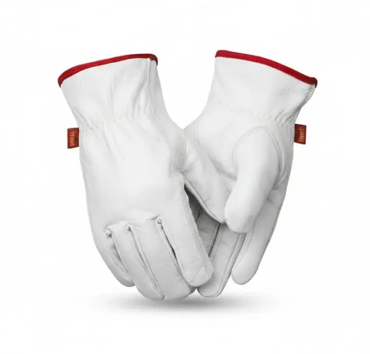 TS World Manufacturer Heavy-Duty Leather Work Safety Gloves - Heat Resistant, Cold Insulated, Premium Leather Protection, Ideal for Forklift Drivers, Work Safety Gear