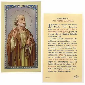 Estanpita de San Pedro - Oration on the Life of Saint Pedro Apostol - 700.154