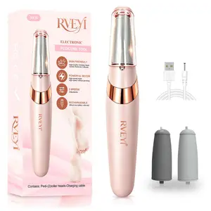 Rechargeable Electric Foot Callus Remover, Electric Foot Callus Remover Kit Foot File, Cordless Pedicure Machine, Foot Grinder, Portable Foot Files Cleaning Tool for Home and Travel, Winter Gift, Valentine's Day Gift, Foot Care Product