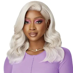 Outre Perfect Hairline Swoop Glueless Synthetic 13x4 HD Lace Front Wig - SWOOP 4