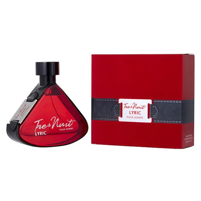 Armaf Tres Nuit Lyric for Men Eau de Parfum Spray 3.4 fl oz - Long Lasting Luxury Men's Fragrance