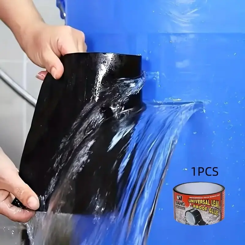Strong Waterproof Leak Proof Flexible Tape, Maximum Water Resistance, Indoor & Outdoor Use, Home, RV, Roof, Pipes, Pool, /, Transparent Options, Adhesive Seal Strip, Heavy Duty Tape, Waterproof Elastic Tape