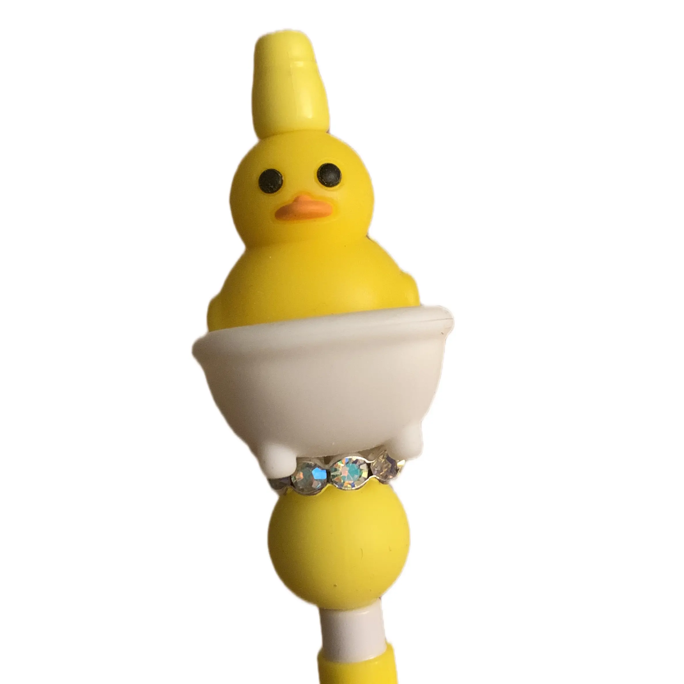 Silicone Yellow Duck in Tub led pencil