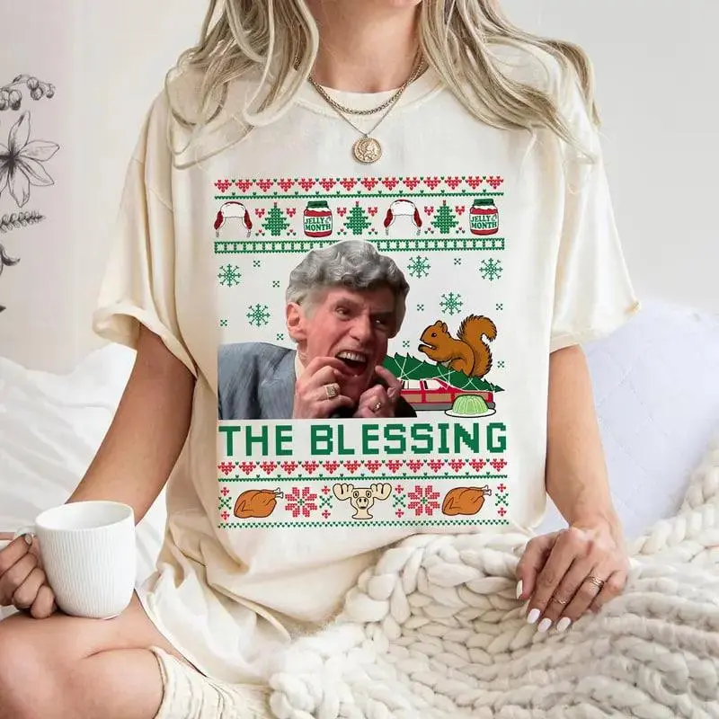 The Blessing - Grace She Pass Away 30 Years Ago Christmas Vacation Sweatshirt Hoodie Shirt, Chrismas Vacation Movie Fan Lover Sweatshirt Shirt, Nati0nal Lamp0n's Christmas Vacation T Shirt, Christmas 2025 T
