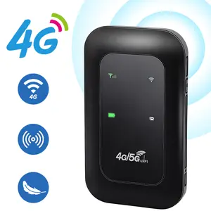 Portable 4G Mobile WiFi, Pocket WiFi Router for EU, Fast Easy Connection, Multi-User Simultaneous Use, SIM Card Required, Stable 4G LTE for EU Travel & Road Trips