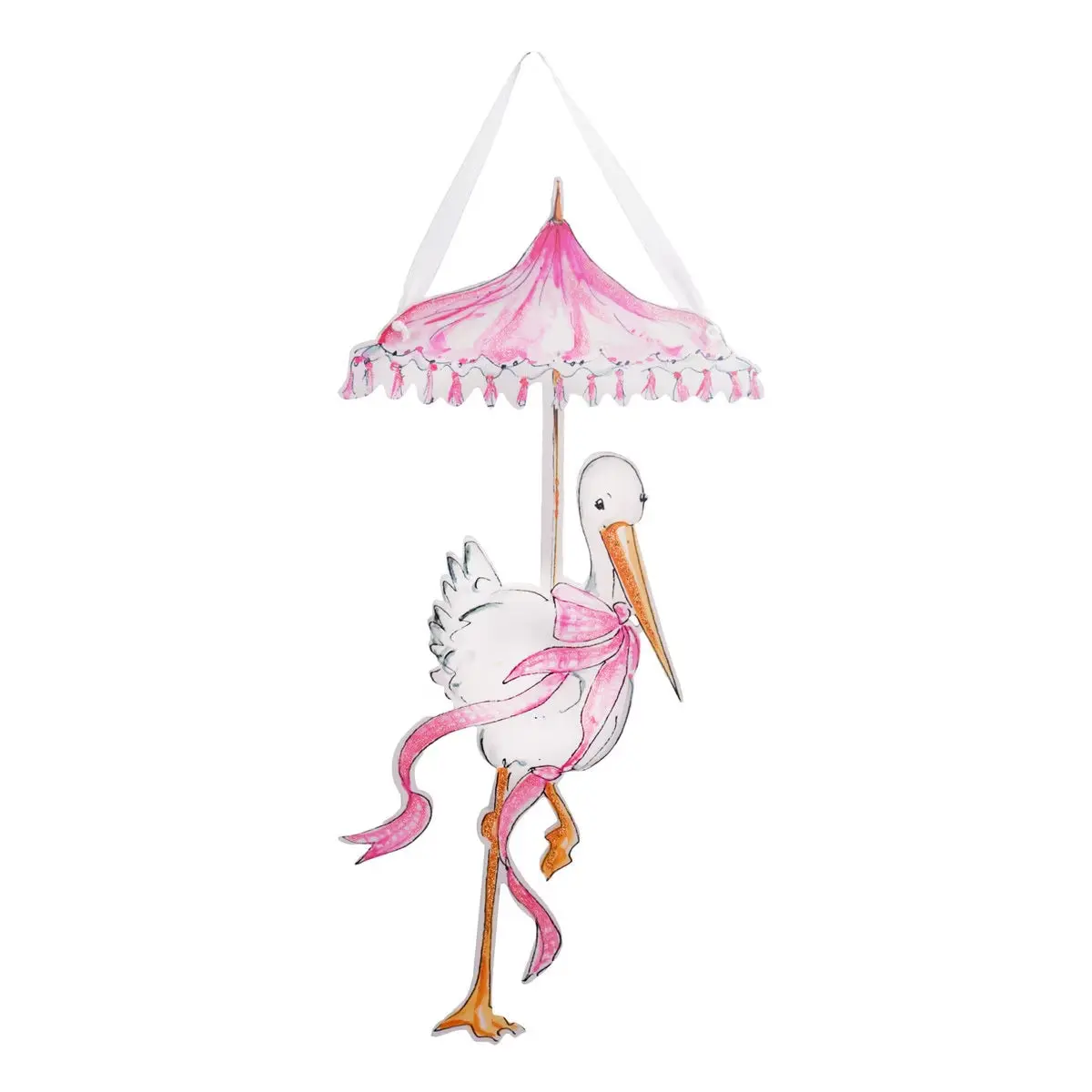 Beck’s Girl Stork Door Hanger