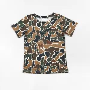 camo Short To Sleeve Top Shirt