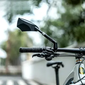 360° Adjustable Handlebar Bike Mirror with Anti-Glare Glass
