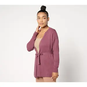 BEAUTIFUL by Lawrence Zarian Wrap Front Belted Cardigan