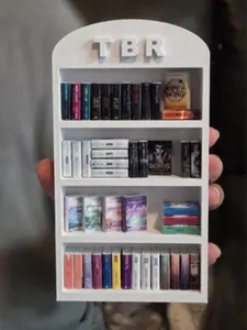 Mini Bookshelf | 3D Printed Bookcase for Mini Books & TBR Display | Bookshelf ONLY- No mini books included