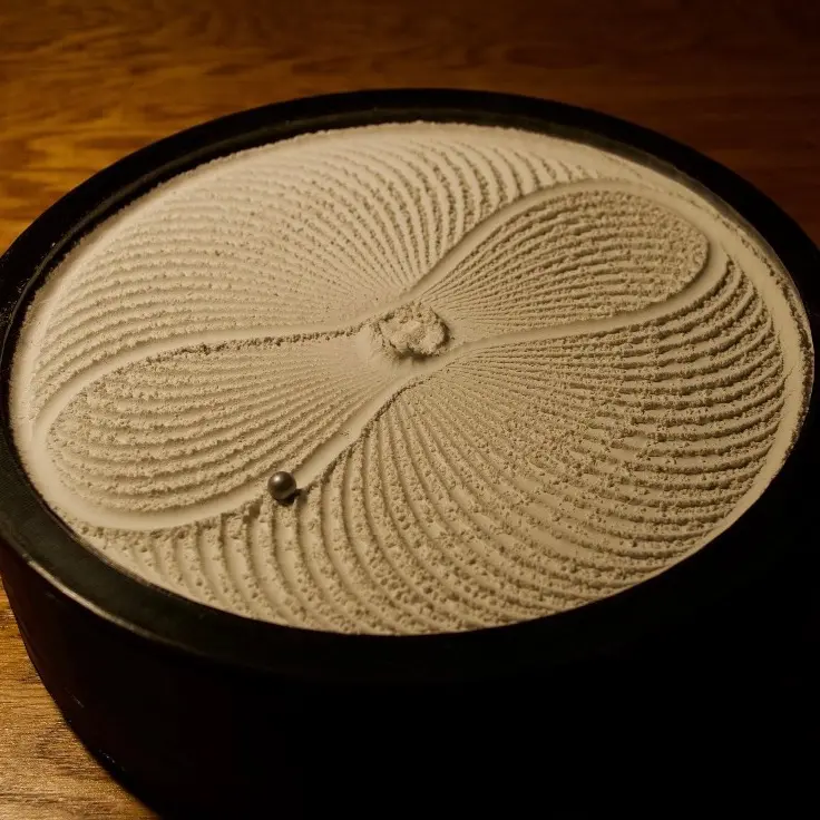 Automatic Zen Garden Sand Bowl - Kinetic Art