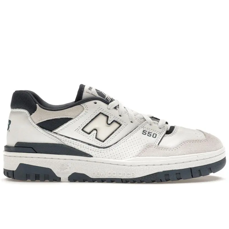 New Balance Men's 550 White Dusty Blue Basketball Shoes, from StockX