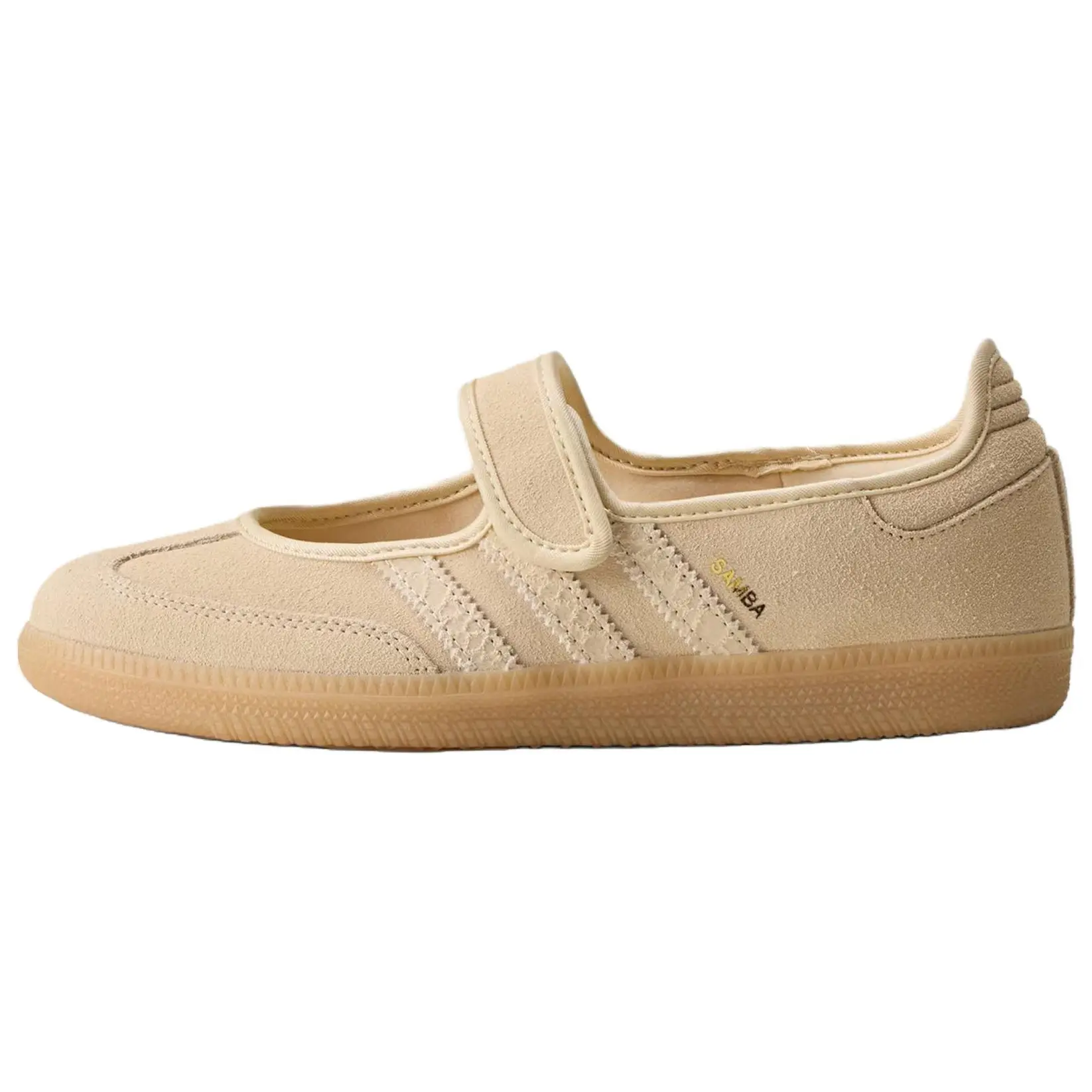 Adidas Samba Jane 'Sand Strata' Suede Women's Classic Sports Shoes, Casual Everyday Footwear, Trendy Neutral Sneaker, Sneakers, Women's Shoes, Sneakers For Women