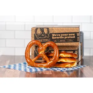 Monster Pretzel Box - 10" JUMBO SIZED Soft Pretzels, Oktoberfest, Authentic Bavarian-Style, Handcrafted, Freezer-Ready, Perfect for Appetizers, Baking, Charcuterie, and Snacking