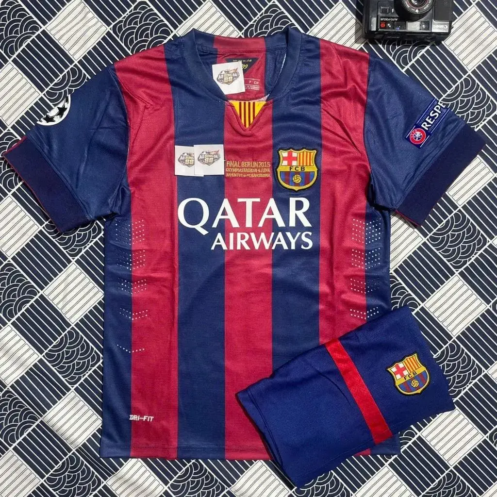 Barcelona Retro 2015 Football Club Kit