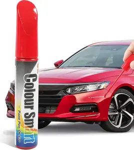 ColourSmart Car Paint Scratch Repair Pen Red Durable Rust Proof Waterproof Touch Up Paint for Cars Easy Application Repair Deep Scratches