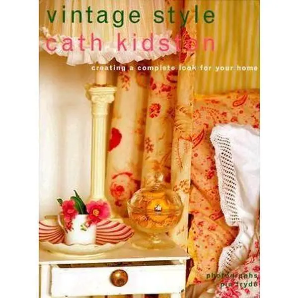 USED Book - "Vintage Style: Creating a Complete Look for Your Home" by Cath Kidston (Hardcover) - English, Home Decor Guide with Colorful & Texture Focus, Humanities & Social Sciences Books