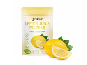 Lemon Juice Powder 8.82 Ounce, 100% Natural, Freeze Dried Lemon Juice, No Sugar or Additives, Great for Drinks, Smoothies, and Beverages 250g