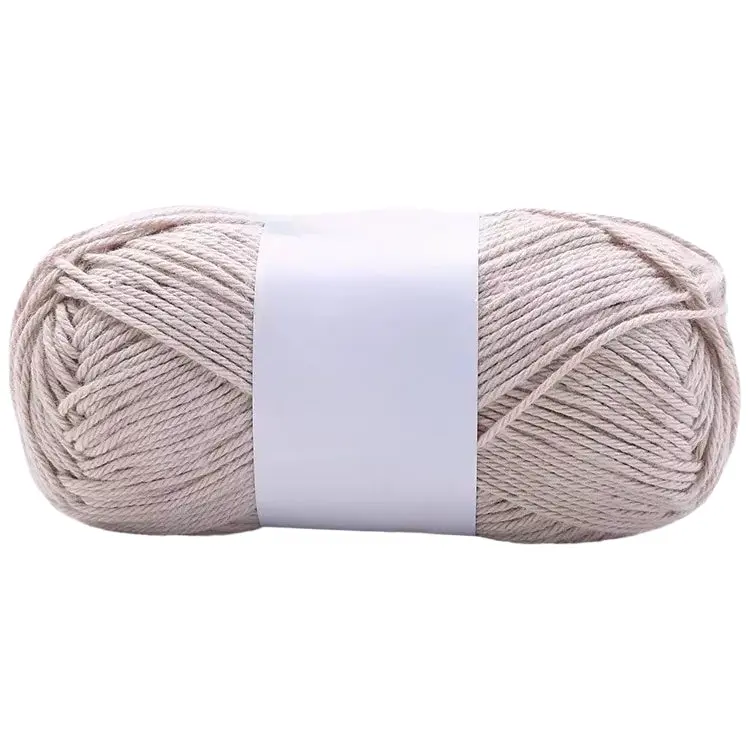 Mercerized Cotton Yarn - 50g/1.76oz, 136 Yards Fine Sport Yarn for Amigurumi