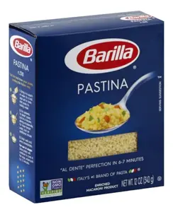 Barilla Stelline Pasta 12 oz - Non-GMO Verified Italian Pasta for Perfect Al Dente Meals