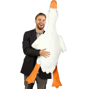 Large Stuffed Goose Plush Toy, Stuffed Animal, Cute Goose Pillow, Birthday Party Graduation Gifts for Kids Boys Girls