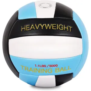 1.1LBS Weighted Heavy Volleyball For Setters Serve Trainer Setter Weighted Volleyball  Equipment Size 5 Soft PU Leather, Durable for in&Outdoor ,  for Setting, Rebounders