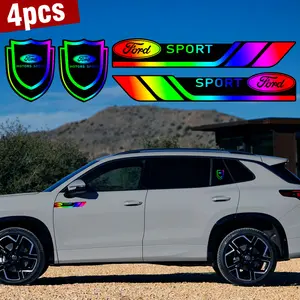 4-piece set for Ford body decoration decals car stickers PC material laser waterproof Car Decals Sport