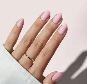 Soft Pink Petal Press On Nails
