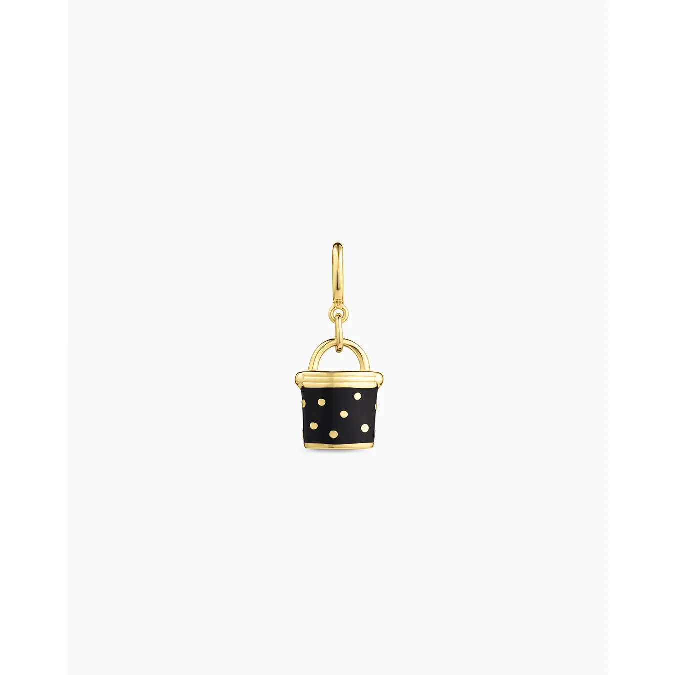 gorjana – Padlock Stud Parker Charm – 18K Gold-Plated Clip-On Charm – Bold, Symbolic & Customizable Jewelry Accent
