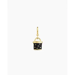 gorjana – Padlock Stud Parker Charm – 18K Gold-Plated Clip-On Charm – Bold, Symbolic & Customizable Jewelry Accent