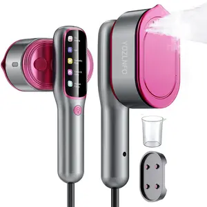 UPGRADE Garment Steamer for Clothes, Portable Travel Clothing Steamer Iron, 7 Mode with LCD Display, 5s Fast Heating, 90° Swivel Handle, New Year Gift