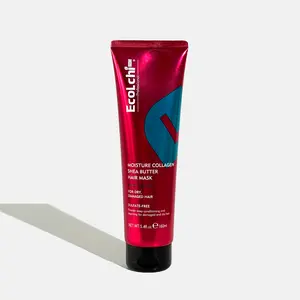 ECOLCHIPRO Collagen Shea Butter Hair Mask Deep Repair Moisturizing Treatment for Dry and Damaged Hair All Hair Types Hydrate & Smooth 160ml (5.4fl.oz) Moisturize Hydrating Haircare Moisturizer