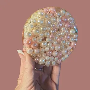 Blush Pearl Gel Sensory Pad for ADHD and Stress Relief