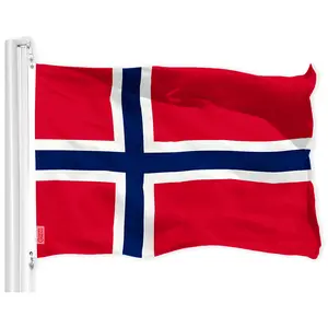 Norway (Norwegian) Flag 150D Printed Polyester 3x5 Ft