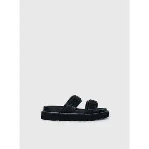 Ma Belle Sandals Contrast Stitch