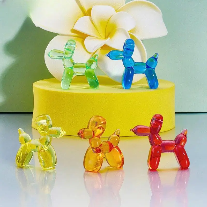 30pcs Mini Resin Dog Figurines, Cute Collectible Figurines, Random Design DIY Handmade Decorations, Christmas New Year Gifts, Home Office Desk Ornaments