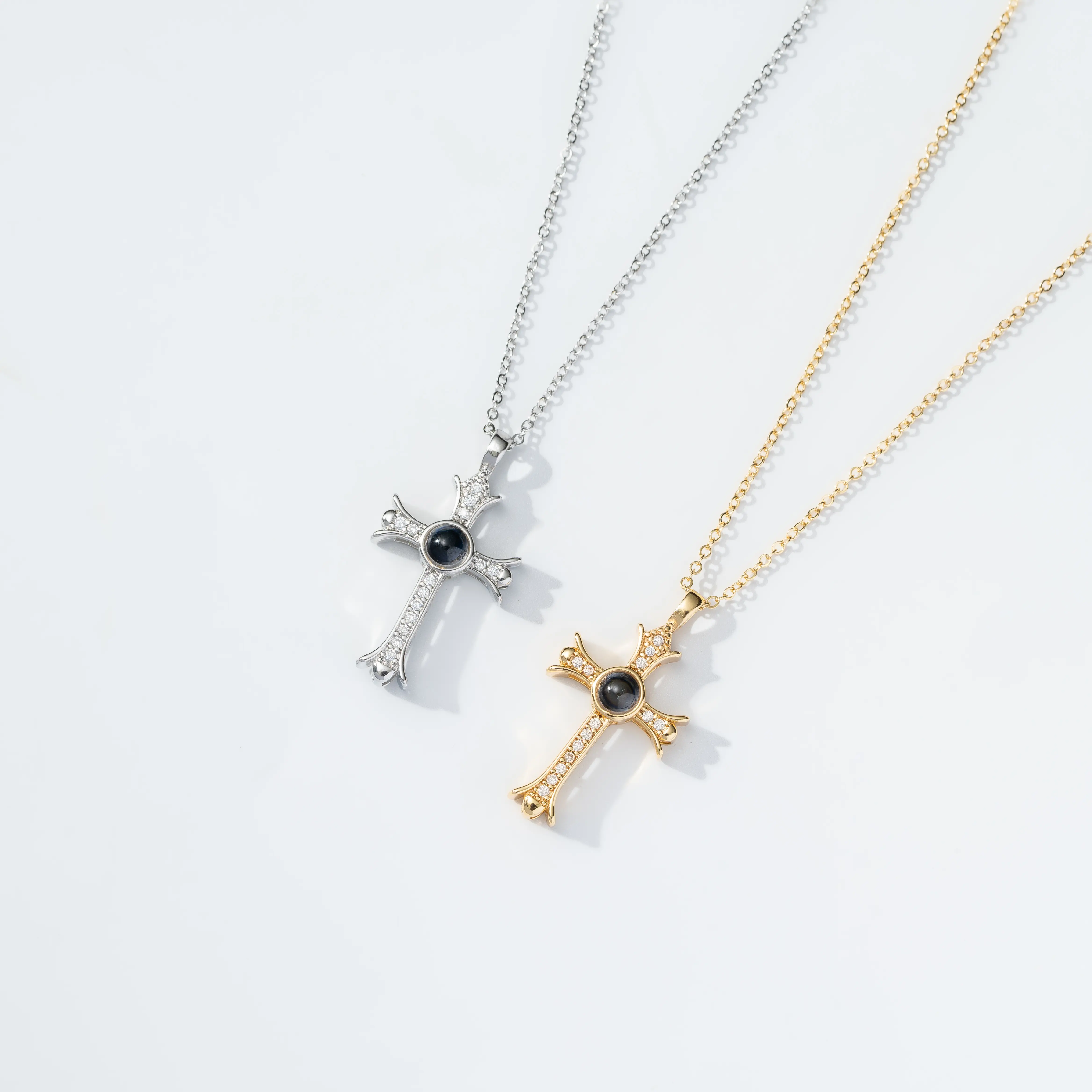 Verse Projection Cross Necklace for Men and Women (Unisex)