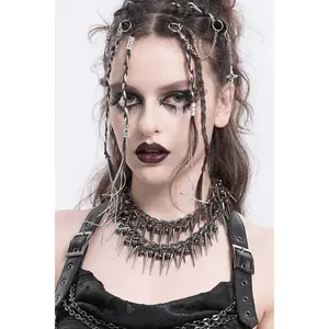 Knightcore Spiked Layered Necklace