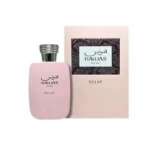 Rasasi Hawas Eclat Alcohol-Based Eau de Parfum - 100ml(3.4 oz) Men's Fragrance with Aromatic Citrusy Fragrance, Woody Musk, Fresh Fruity, and Floral Notes