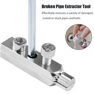 Broken Pipe Extractor Tool, Broken Faucet Removal Tool, Broken Faucet Extractor, Pipe Extractor, Tap Extractor, Faucet Removal Tool, Pipe Extractor Set, For Damaged Faucet Water Pipe Remover (1 set)