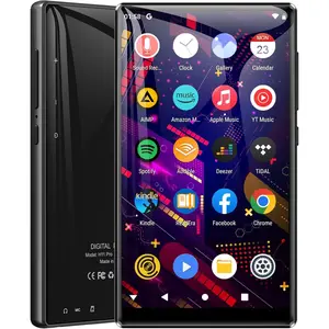 96/160GB MP3 Player with Bluetooth and WiFi,Music Player with Spotify,Deezer,Pandora, 5" IPS Touch Screen 1080P Android MP3 MP4 Player for Kids with Audible,Speaker