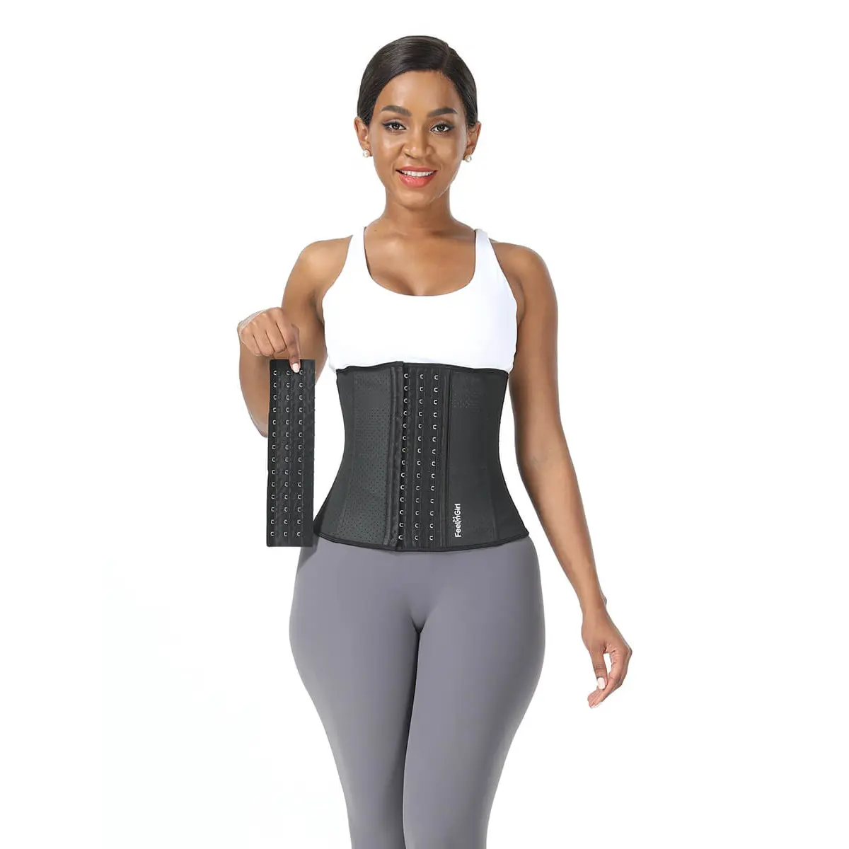 FeelinGirl Women Corset Vest Cincher Trimmer Sport Girdle for  Corset Breathable Workout Hourglass Shapewear  Comfortable Fabric matt  Womenswear