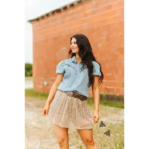 LINGO LACE SKORT *BONE