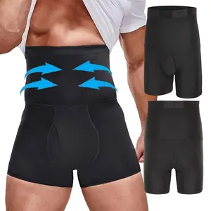 Men Tummy Control Shorts Body Shaper Compression High Waist Trainer Belly Tummy Control Shapewear