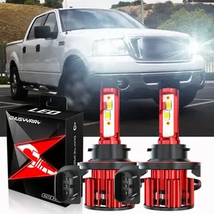 FOR 04-08 FORD F 150 MARK LT PROJECTOR LED HEADLIGHT BULBS COMBO A SET