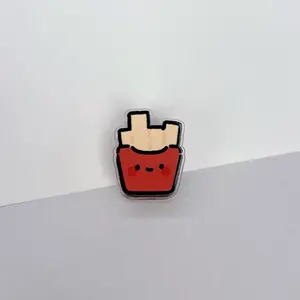 1 piece Cute Cartoon Fast Food Clip Set – Perfect for Organizing & Sealing Snacks, chip clips