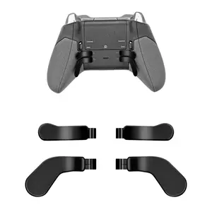Metal Stainless Steel Paddles Trigger for Xbox Elite/Xbox Elite 2, Replacement Parts Accessories Kits Metal Paddles Compatible with Xbox Elite/Xbox Elite 2 Controller - 4 Pcs (Black)